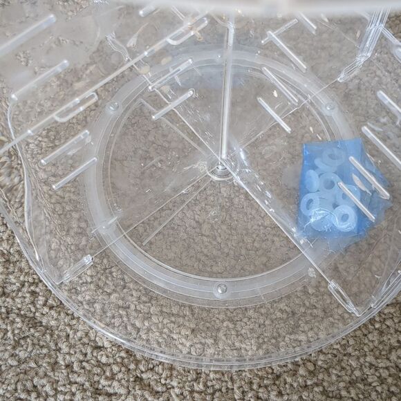 Rotating 360 degree clear adjustable Cosmetic Organizer - Picture 3 of 6